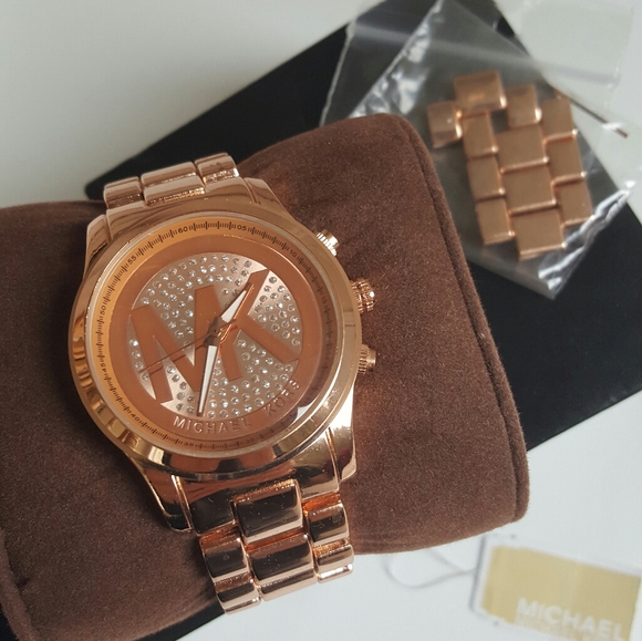 Michael Kors Watch MK-1038 Rose Gold - Picture 3 of 9